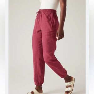 Athleta Retreat Linen Jogger Brand New Size 10